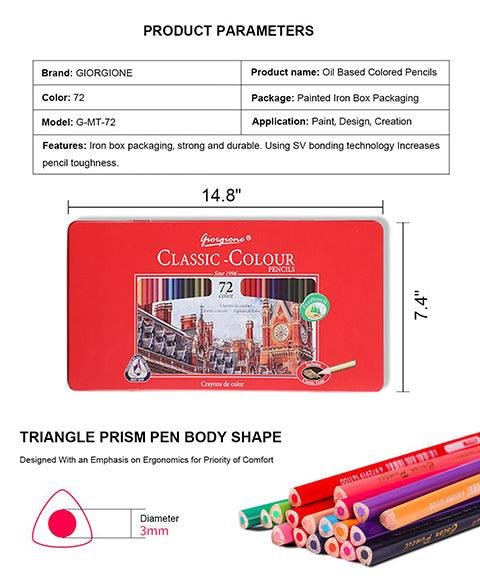 Giorgione Premium Color Pencil 72 Color