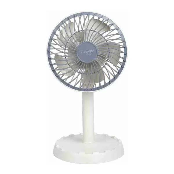 Rechargable Fan 2218 Multifunctional & Portable 3 hours Backup