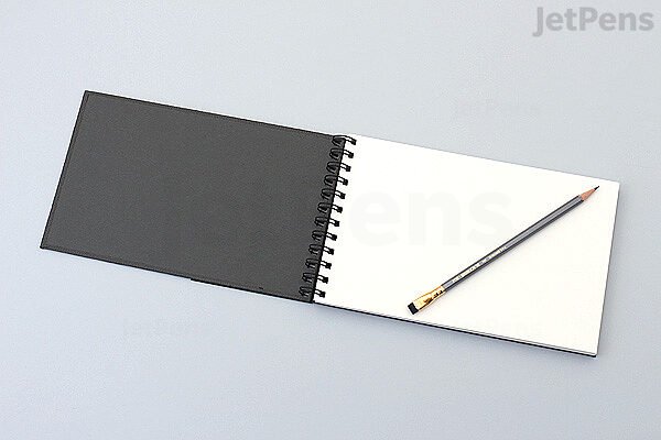 Sketch Pad Black cover Spiral Binding with cardtige paper suitable for sketch oil pastel and marker art