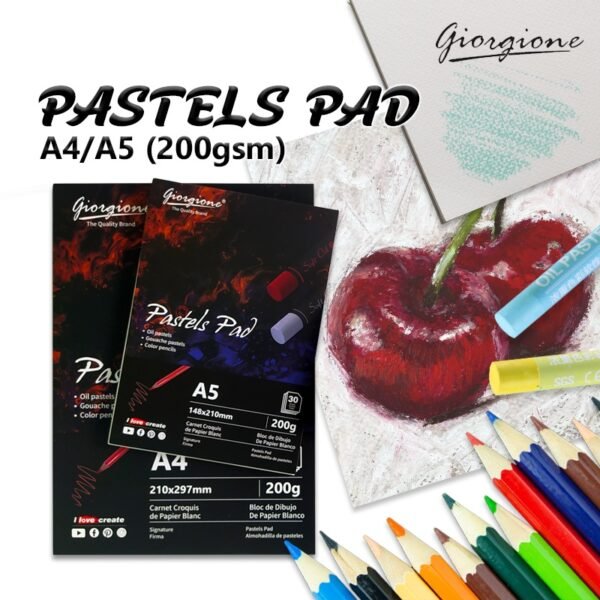 Giorgione Pastel Pad Paper 200gsm A5 Size