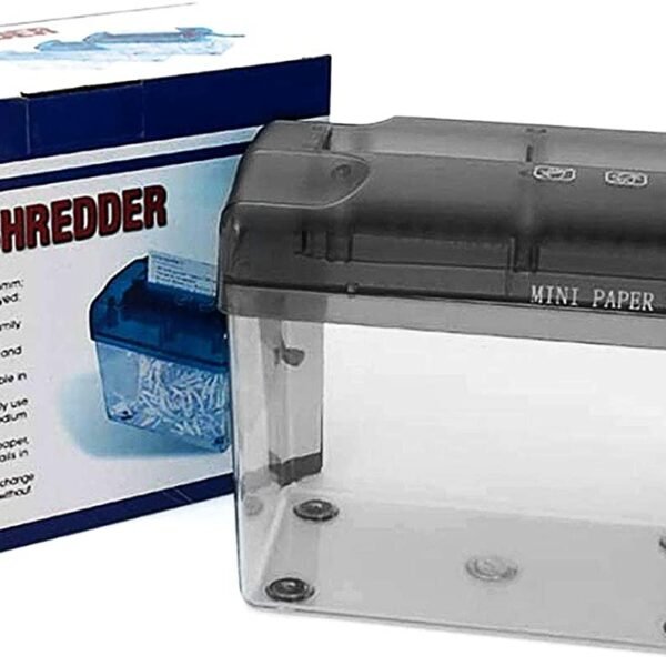 Mini Portable Paper Shredder A6 Manual Shredder Documents Paper Cutting Tool Home Office Desktop