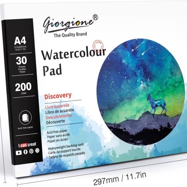 Giorgione Watercolor Pad 30 Sheets A4 200gm