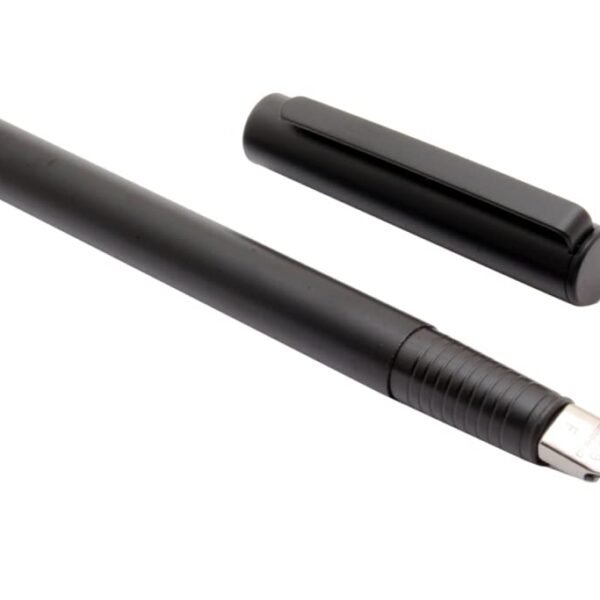 Jinhao 65 Matt Black Fountain Pen Fine Nib & Converter New with iron box
