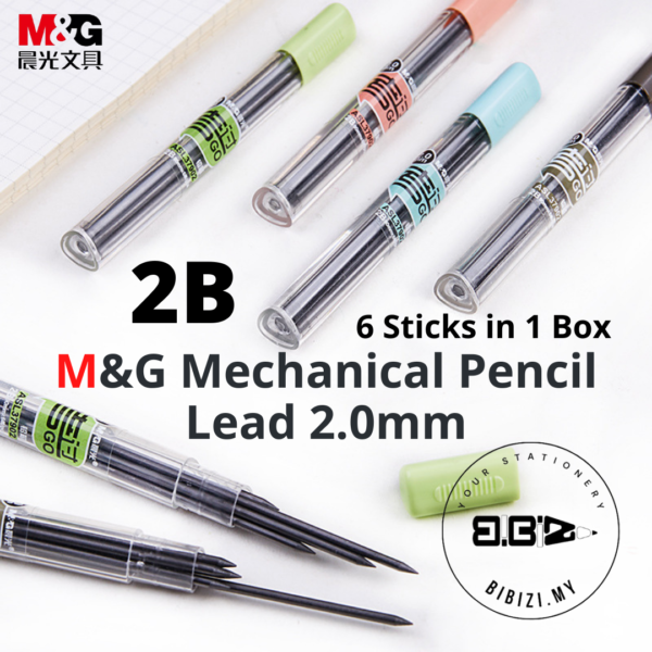 M&G Mechanical Pencil Lead  2B,2mm