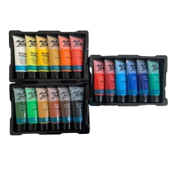 Mont Marte Acrylic Color Paint Set 18pc*75ml