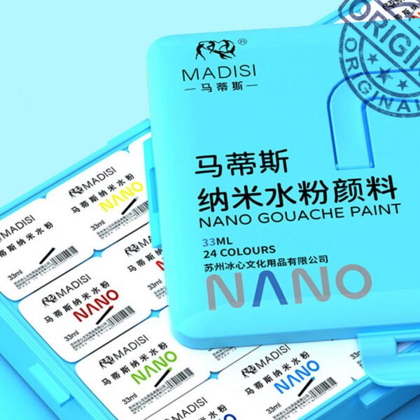 Madisi Nano Gouache set of 24 colors x 33ml