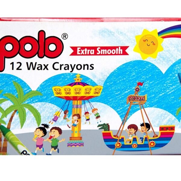 Polo Wax Crayons 12 colours(BUY 1 GET 1 FREE)