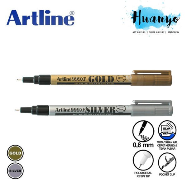 Artline 999XF Metalic marker 0.8mm - Gold