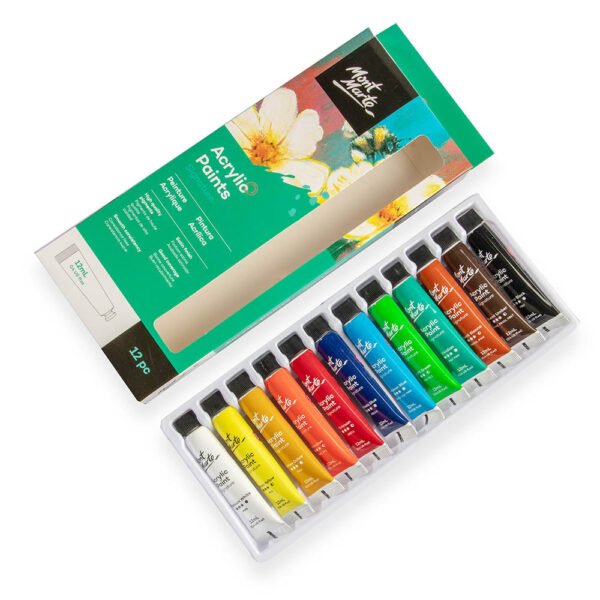 Mont Marte Acrylic Paints 12pc*12ml