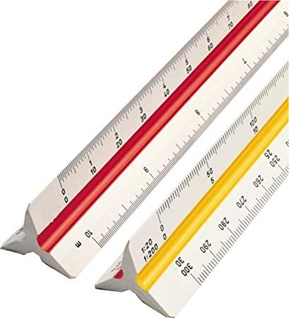 Triangular Scale Ruler 300MM