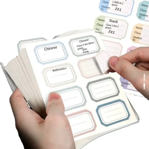 Deli E6432 Sticker Labels Self Adhesive Name Stickers Paper Label 22x33mm