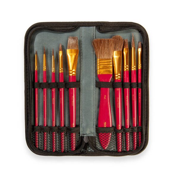 Mont Marte Brush Set in Wallet-Watercolour