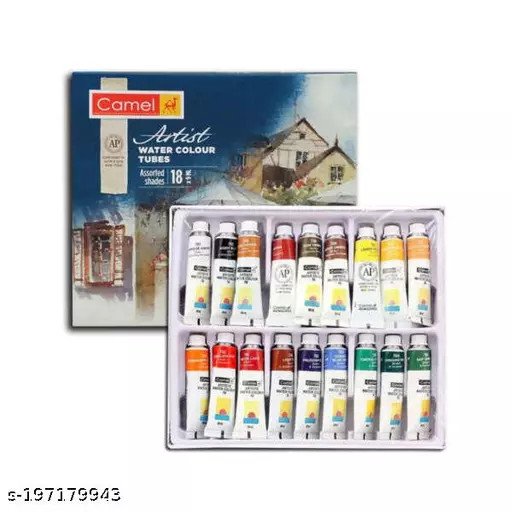 Camel Artist Water Colour Paint 9ml 18 color