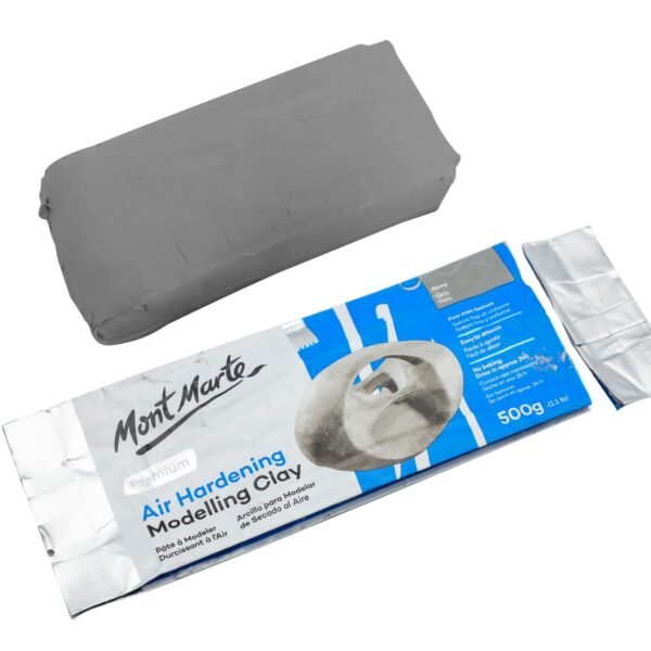 Air Hardening Modelling Clay Premium 500g Grey