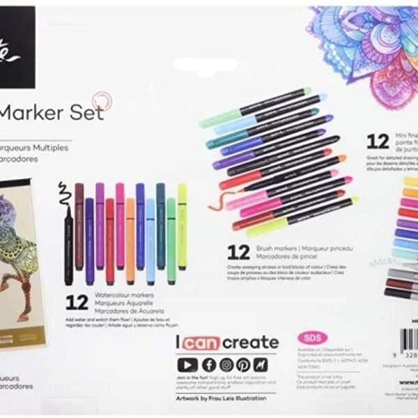 Mont Marte Multi Marker Set 37 Pcs