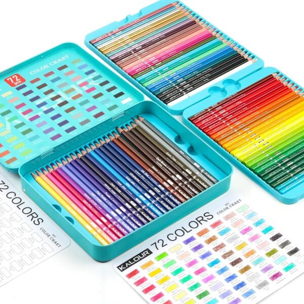 KALOUR Premium Oil Colored Pencils, Set of 72
