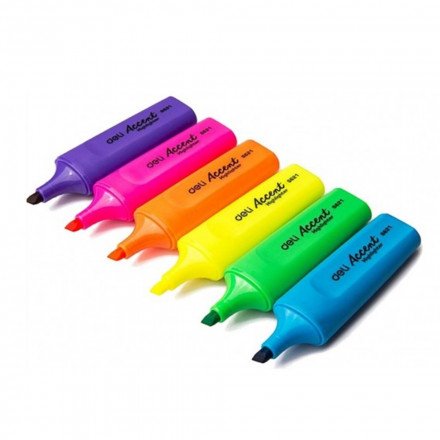 Deli	ES621 Highlighter(Assorted)