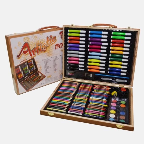 Art Set 150 Piece Deluxe Painting Drawing Set In Wooden Case