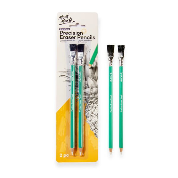 Mont Marte Precision Eraser with Brush 2pc