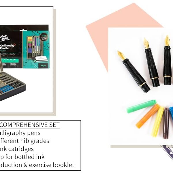 Mont Marte Calligraphy Pen Set 31 Pcs full set