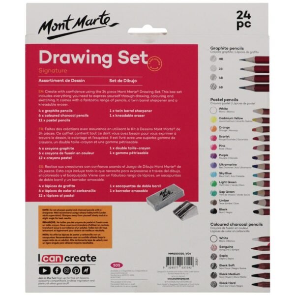 Mont Marte Drawing Set 24pc