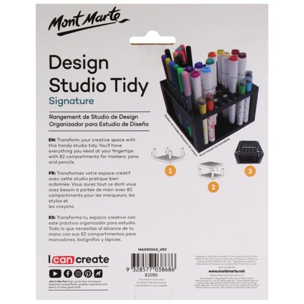 Mont Marte Design Studio Tidy