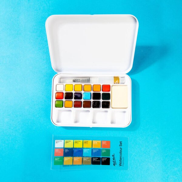 Mont Marte Watercolor Set In Tin 21pc