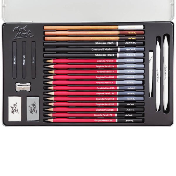 Mont Marte Sketching Tin Set 27pc