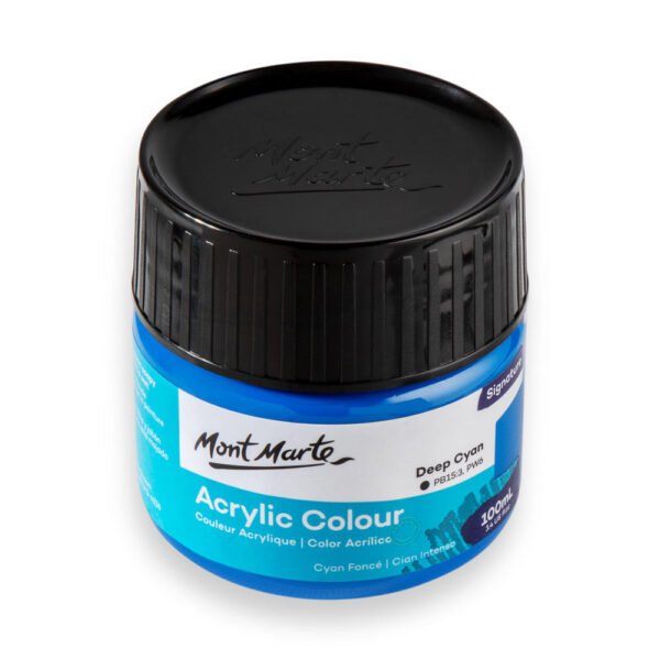 Mont Marte ACRYLIC COLOR PAINT 100ML-DEEP CYAN