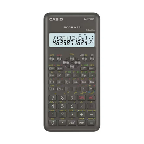 Casio FX-570MS-2 2nd Edition Non Programmable Scientific Calculator ( 03 years Official warranty).