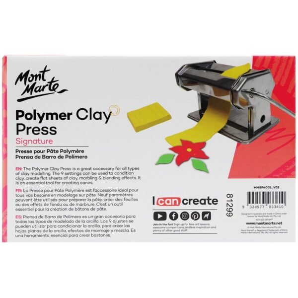 Mont Marte Polymer Clay Press