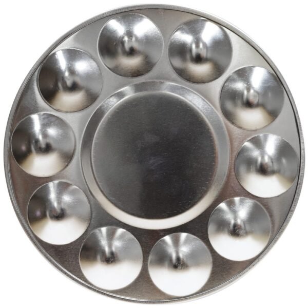 Mont Marte Aluminium Round Palette 10 Well