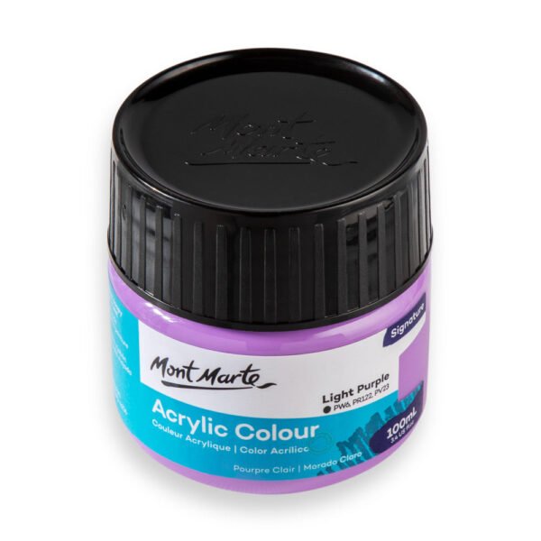 Mont Marte ACRYLIC COLOR PAINT 100ML-LIGHT PURPLE