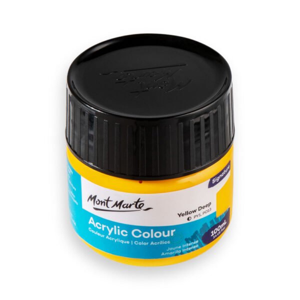 Mont Marte ACRYLIC COLOR PAINT 100ML-YELLOW DEEP