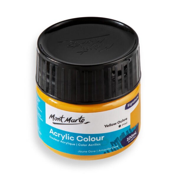 Mont Marte Acrylic Color Paint 100ml-Yellow Ochre