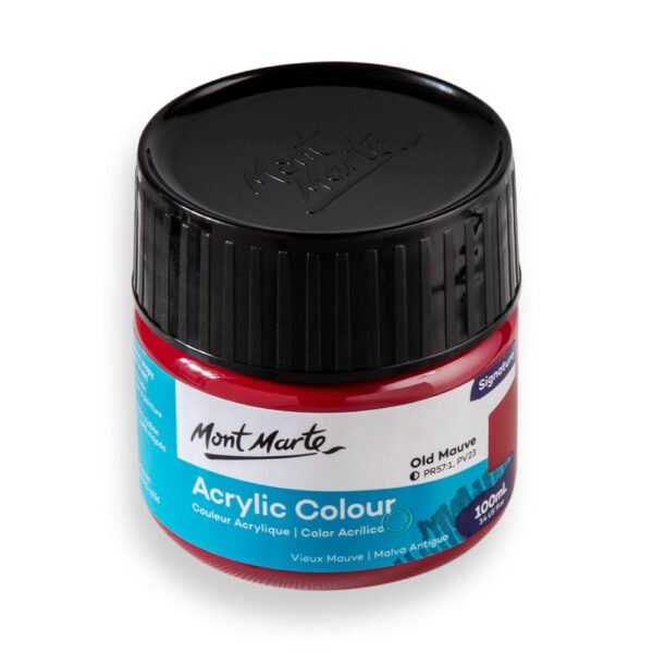 Mont Marte Acrylic Color Paint 100ml-Old Mauve