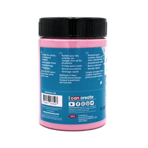 Mont Marte Acrylic Color Paint 300ml-Pink