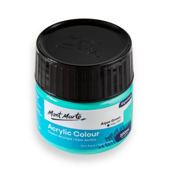 Mont Marte Acrylic Color Paint 100ml-Aqua Green