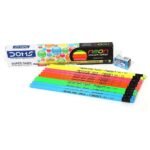 DOMS Neon Super Dark Graphite Pencils - 10pcs