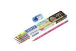DOMS Neon Super Dark Graphite Pencils - 10pcs