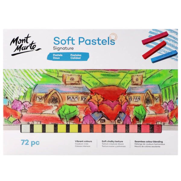 Mont Marte Square Soft Pastels 72pc
