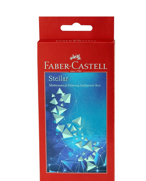 Faber Castell Stellar Mathematical Drawing Instrument Box Geometry Box  (Red) (Copy)