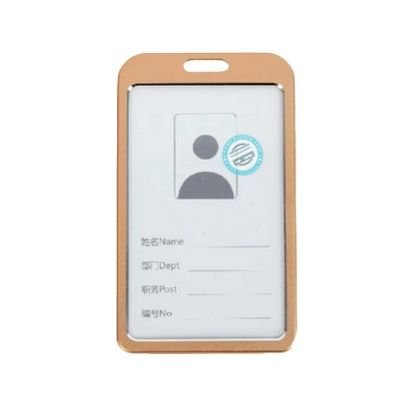 aluminum alloy metal id card holder