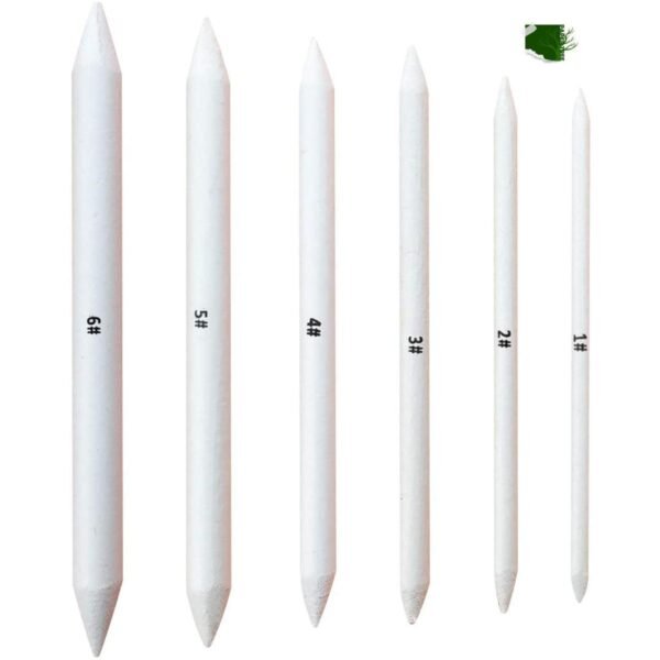 blending stumps and tortillions, sketch drawing tools, paper art blenders for student sketch drawing 6 pcs