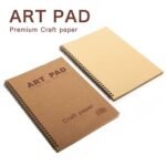 brown craft paper art pad a4 size ● good for quick sketching and drawing with pencils, pastels, and charcoal.