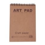 brown craft paper art pad a5 ● good for quick sketching and drawing with pencils, pastels, and charcoal.