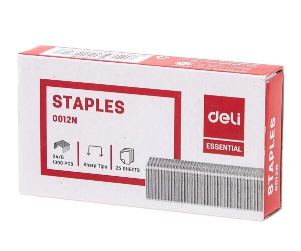 deli e0012n stapler pin 24/6 2 pack