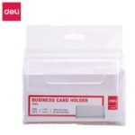 deli e7623 name card holder(clear)