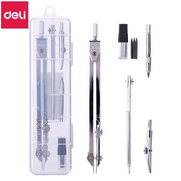 deli e8604 metal compass with pencil leads