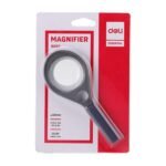 deli e9092 magnifier ● magnification: large glass: 3.0x, small magnifier: 5x.